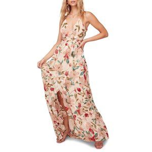 ASTR the Label Floral Print Maxi Dress Size S (slight damage)